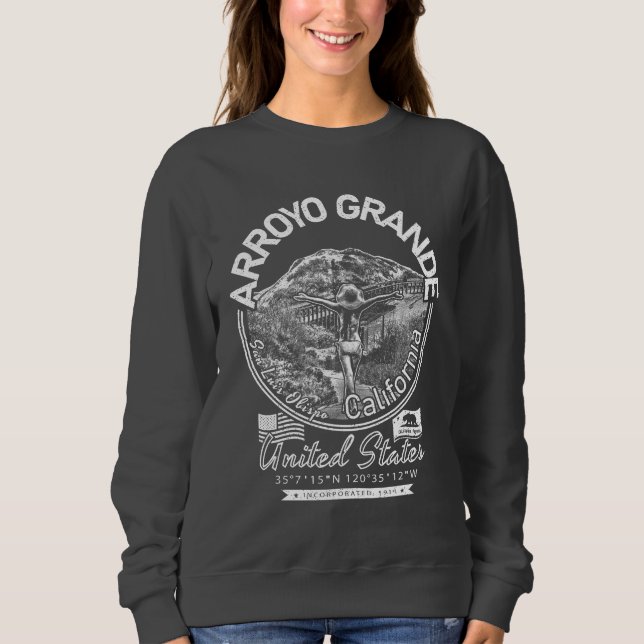 SUDADERA ARROYO GRANDE CALIFORNIA - CIUDAD DE ARROYO GRANDE (Anverso)