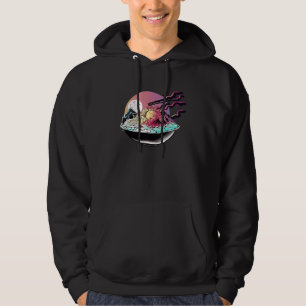 Sudadera Arroz Frito Synthwave Estética Retroonda de los 80