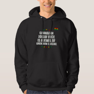 Sudadera Arroz Jollof Ghanés Bandera de Ghana Comida Ghanes