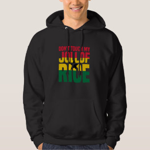 Sudadera Arroz Jollof Orgullo de Ghana No Toques la Comida