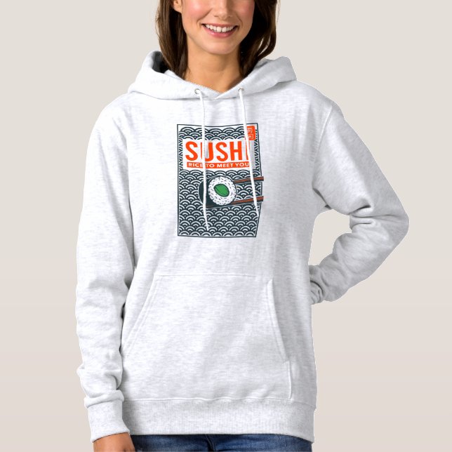 Sudadera Arroz para Conocerte (Anverso)