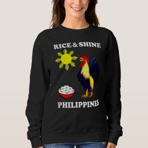 Sudadera Arroz y Brillo Filipinas Pun Pinoy Pinay