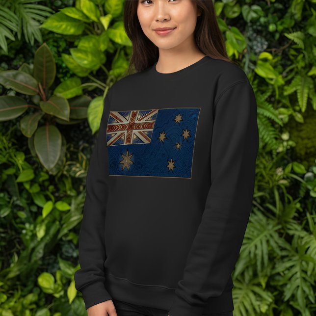 Sudadera Art Deco Heritage Flag | Australia | Classic 1920s (Subido por el creador)