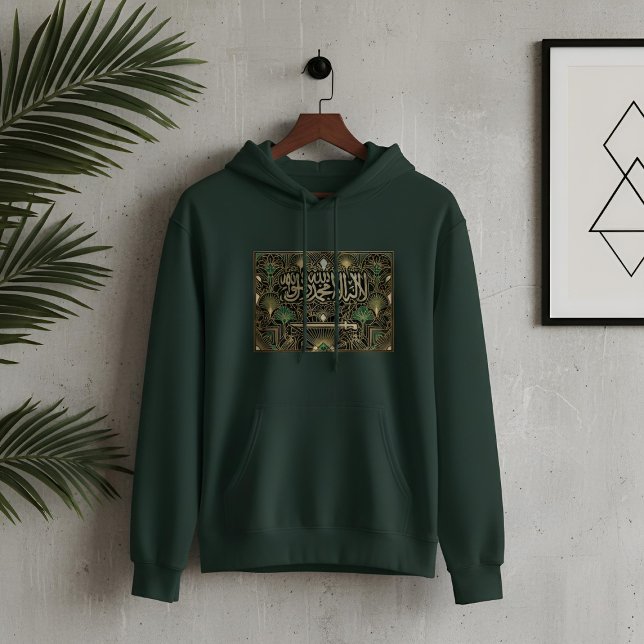 Sudadera Art Deco Heritage Flag | Saudi Arabia | Vintage (Styled Shot)
