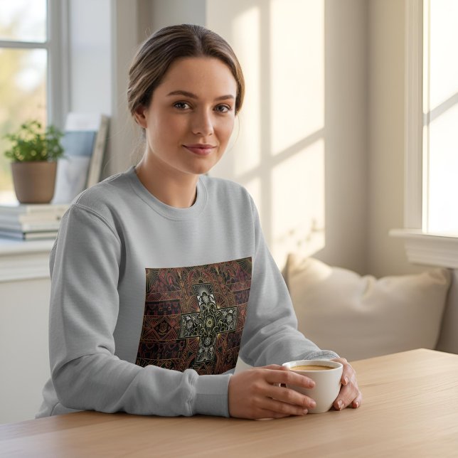 Sudadera Art Deco Heritage Flag | Switzerland | 1920s (Lifestyle Shot)