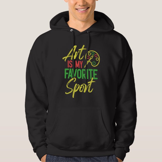 Sudadera Art favourite sport future artist painter (Anverso)
