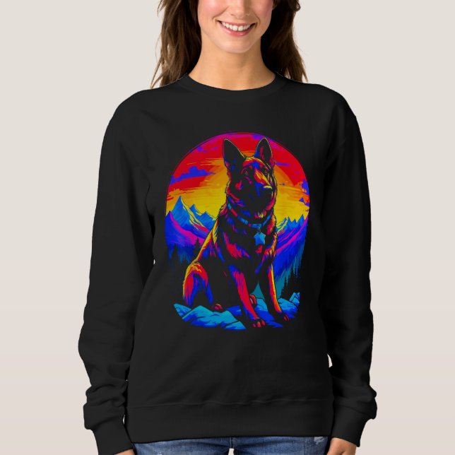 Sudadera Art German Shepherd Dog (Anverso)