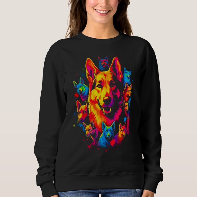 Sudadera Art German Shepherd Dog Best Friends (Anverso)