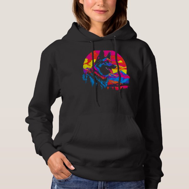 Sudadera Art German Shepherd Dog Hike (Anverso)