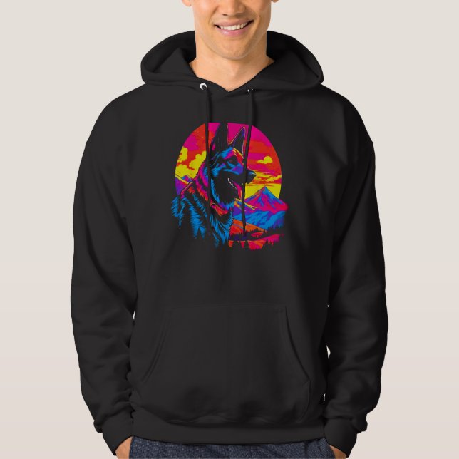 Sudadera Art German Shepherd Dog Hike (Anverso)