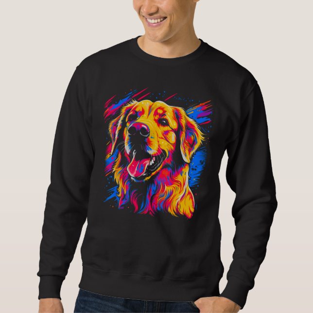 Sudadera Art Golden Retriever 1 (Anverso)