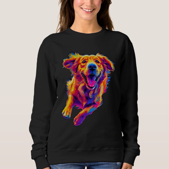 Sudadera Art  Golden Retriever Dog (Anverso)