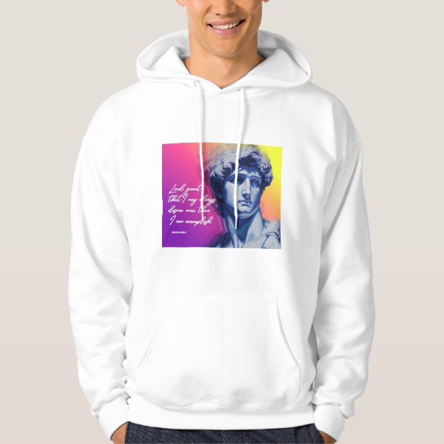 Sudadera Art Never Dies | Escultura de David  (Anverso)