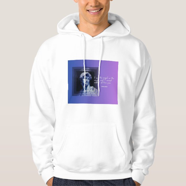 Sudadera Art Never Dies | Escultura de David (Anverso)
