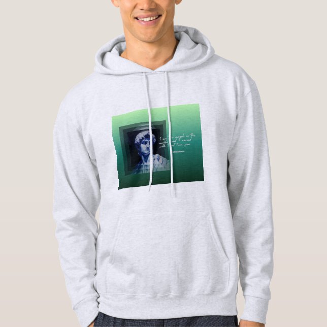 Sudadera Art Never Dies Hoodie | David Sculpture (Anverso)
