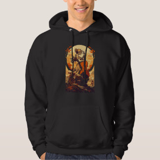 Sudadera Art Nouveau Cello Girl Beautiful Cello Player