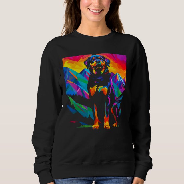 Sudadera Art Rottweiler Dog (Anverso)