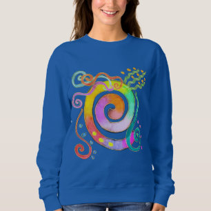 Sudadera Arte abstracto colorido para usar