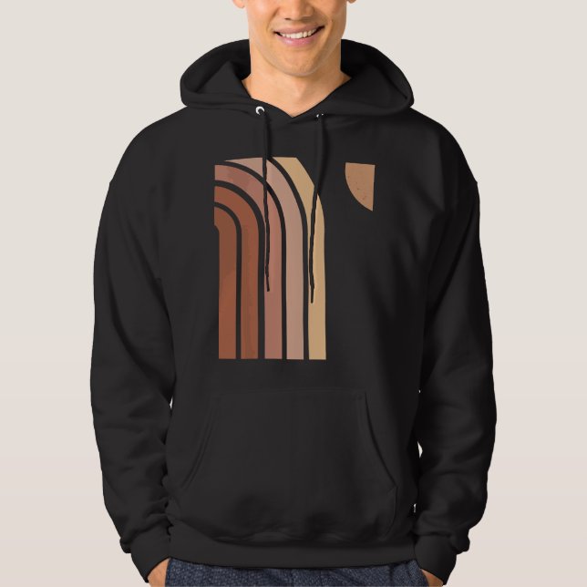 Sudadera Arte abstracto de arcoíris bohemio (Anverso)