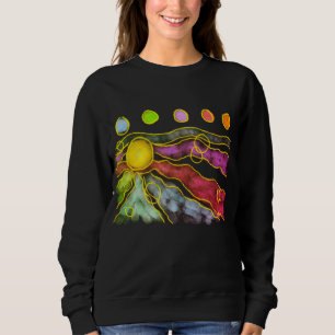 Sudadera Arte abstracto divertido para llevar