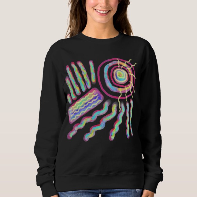 Sudadera Arte abstracto original para llevar (Anverso)