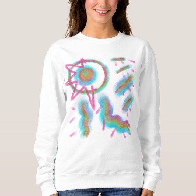 Sudadera Arte abstracto original para llevar (Anverso)