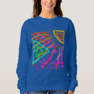 Sudadera Arte abstracto original para usar