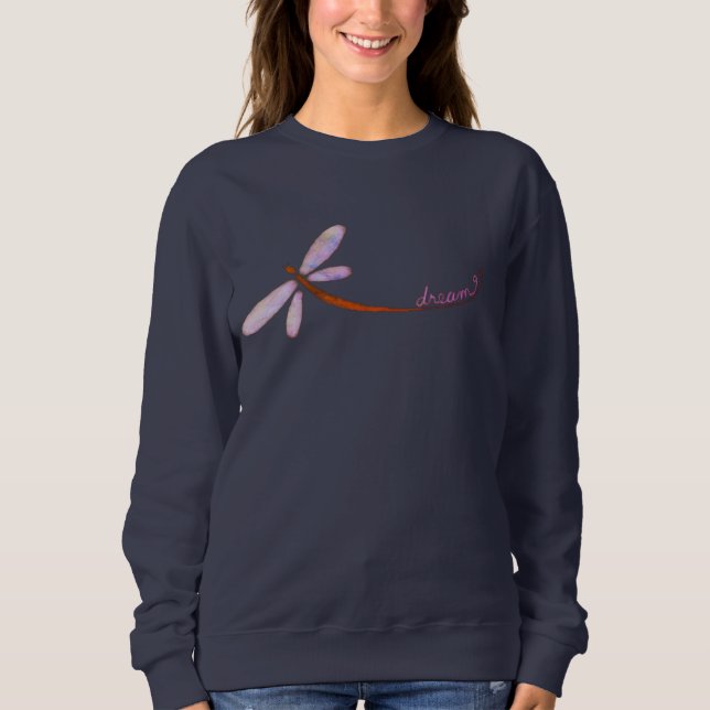 Sudadera Arte abstracto para llevar Libélula Sueño (Anverso)