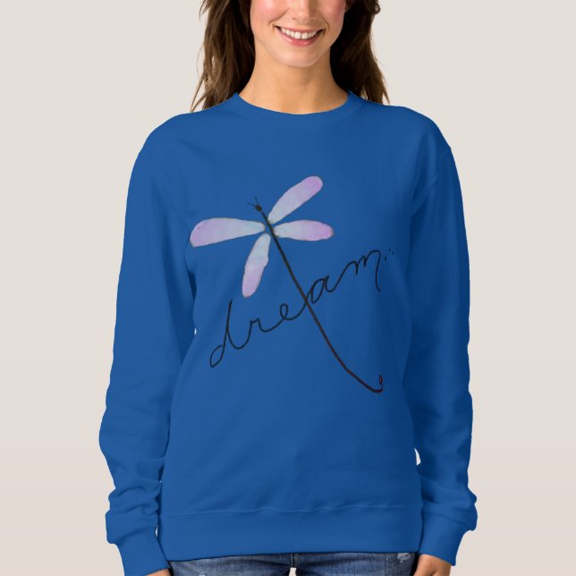 Sudadera Arte abstracto para llevar Libélula Sueño (Anverso)