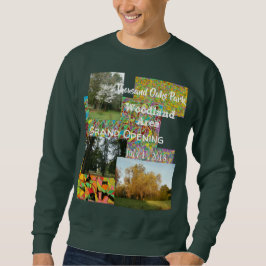Sudadera arte abstracto Thousand Oaks park woodland area Sa