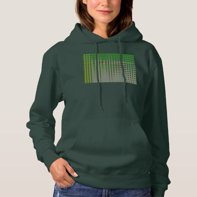 Sudadera Arte abstracto verde 1003 (Anverso)