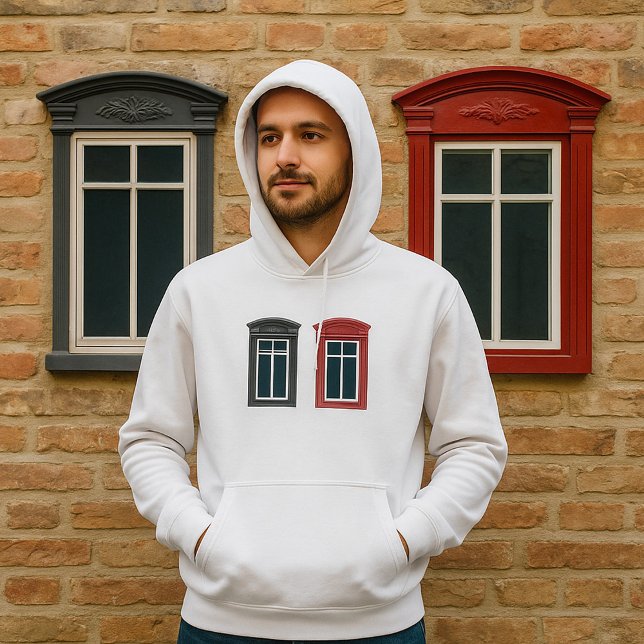 Sudadera Arte arquitectónico de la ventana europea (Subido por el creador)