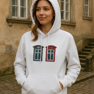 Sudadera Arte Arquitectónico Ornate de Ventana Europea