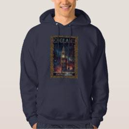 Sudadera Arte Celestial de Inglaterra Big Ben Cósmico
