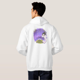 Sudadera Arte Chibi Mahjong Refugio de Glicina Púrpura