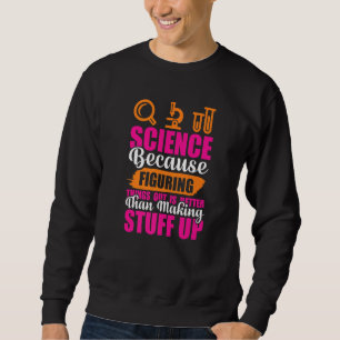 Sudadera Arte científico genial hombres mujeres biología qu