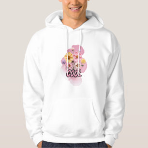 Sudadera Arte de Acuarela Floral de Ganchillo Genial
