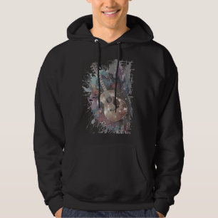 Sudadera Arte de amante de la música de guitarra de estilo