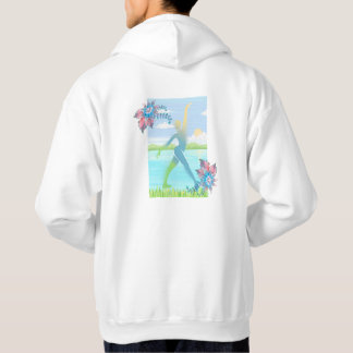 Sudadera Arte de bailarina abstracta del paseo del lago ser