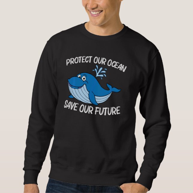 Sudadera Arte De Ballena Para Hombres Mujeres Orca Narwhal  (Anverso)