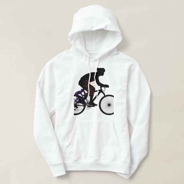 Sudadera Arte de Bicicleta Minimalista –  (Diseño del anverso)