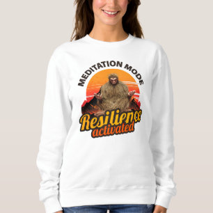 Sudadera Arte de Bigfoot con Modo de Meditación Resiliencia