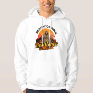 Sudadera Arte de Bigfoot con Modo de Meditación Resiliencia