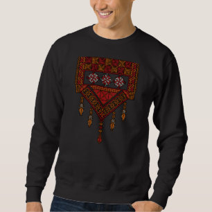 Sudadera Arte de bordado de Tatreez palestino