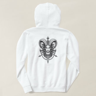 Sudadera Arte de cráneo de reina gótica demoníaca – Occulto