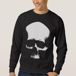 Sudadera Arte de cráneo monocromo