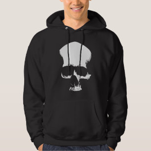 Sudadera Arte de cráneo monocromo