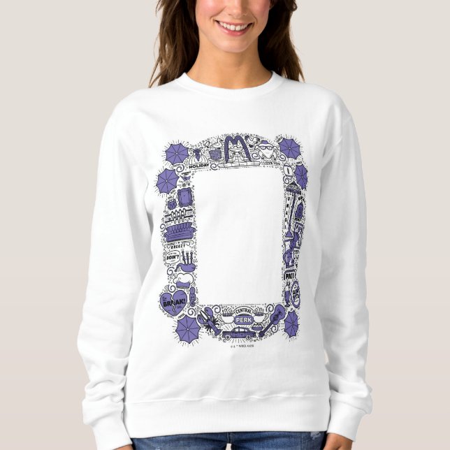 Sudadera Arte de dibujos animados FRIENDS™ (Anverso)