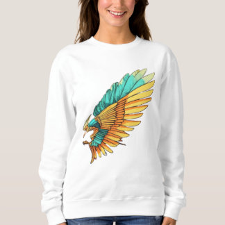 Sudadera "Arte de diseño Ángel Serene - Ilustracion celesti