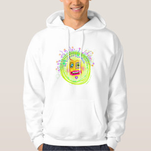Sudadera Arte de Emoji Meemogie de Sonrisa con Burbujas